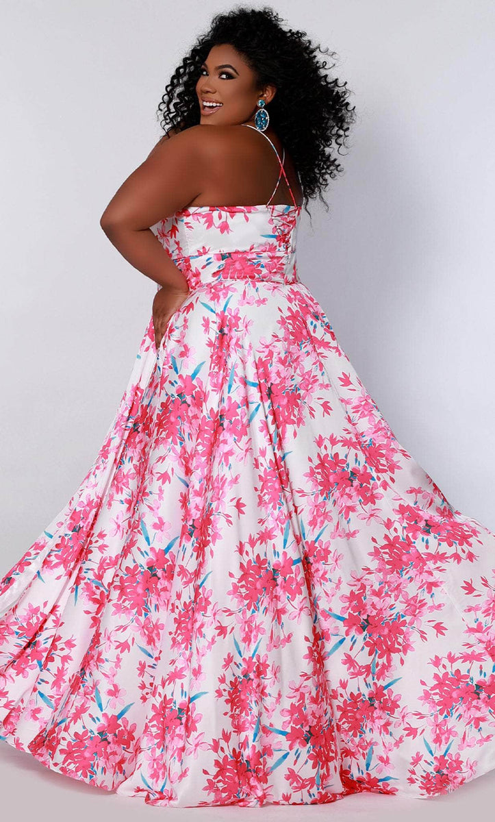 Sydney's Closet - CE2206 Floral Sleeveless Maxi Dress