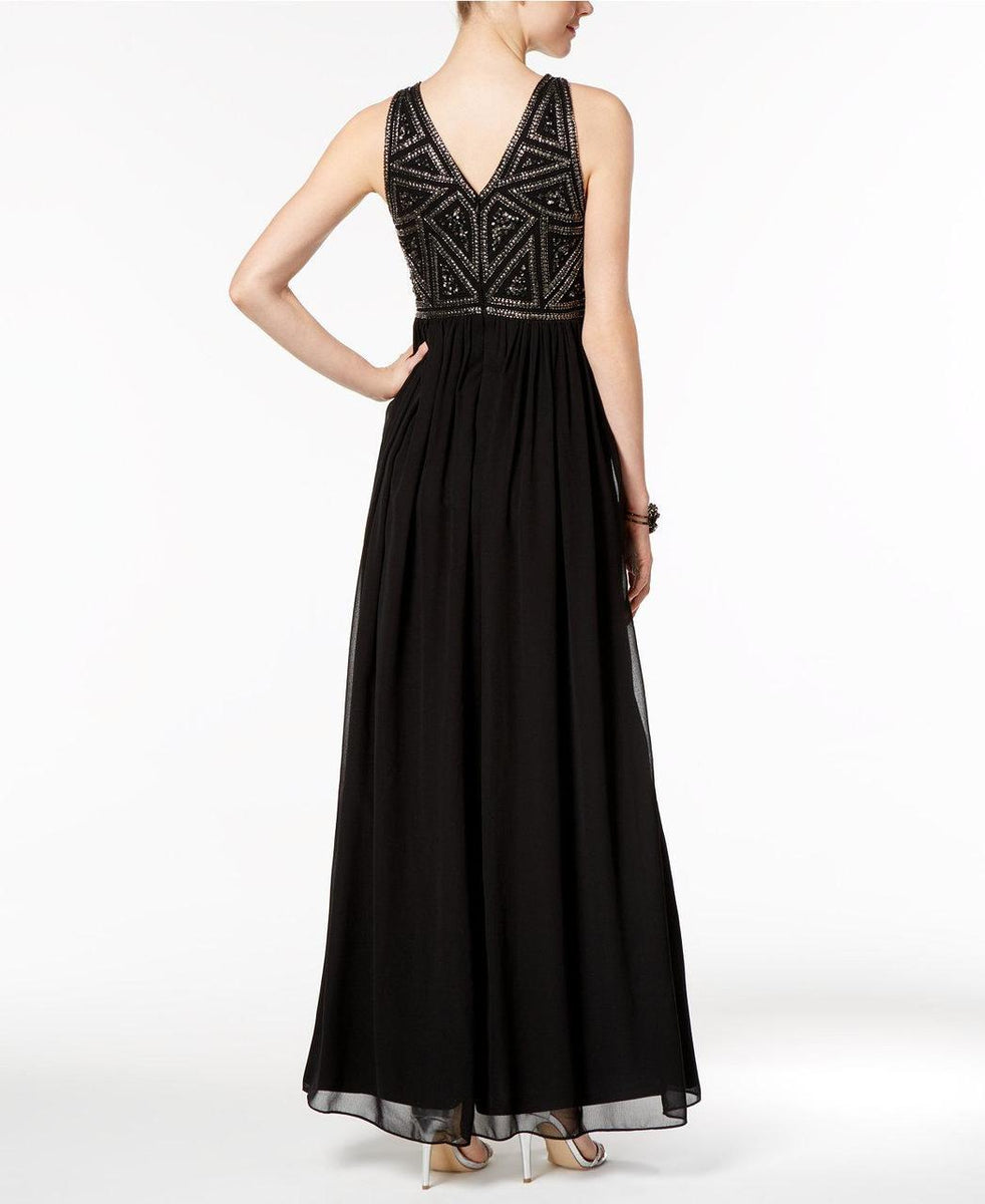 Adrianna papell ruched embellished gown sale