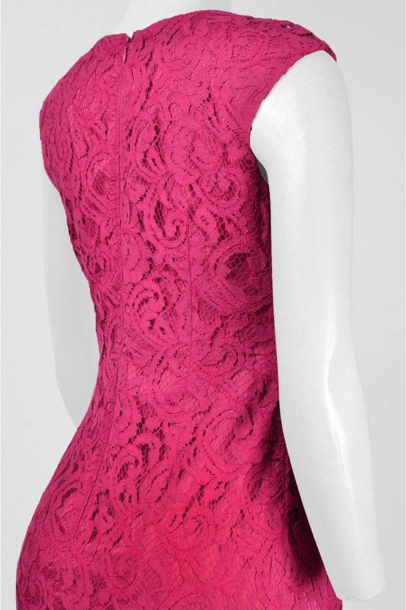 Adrianna Papell Split Neck Lace Dress 15241840 Couture Candy