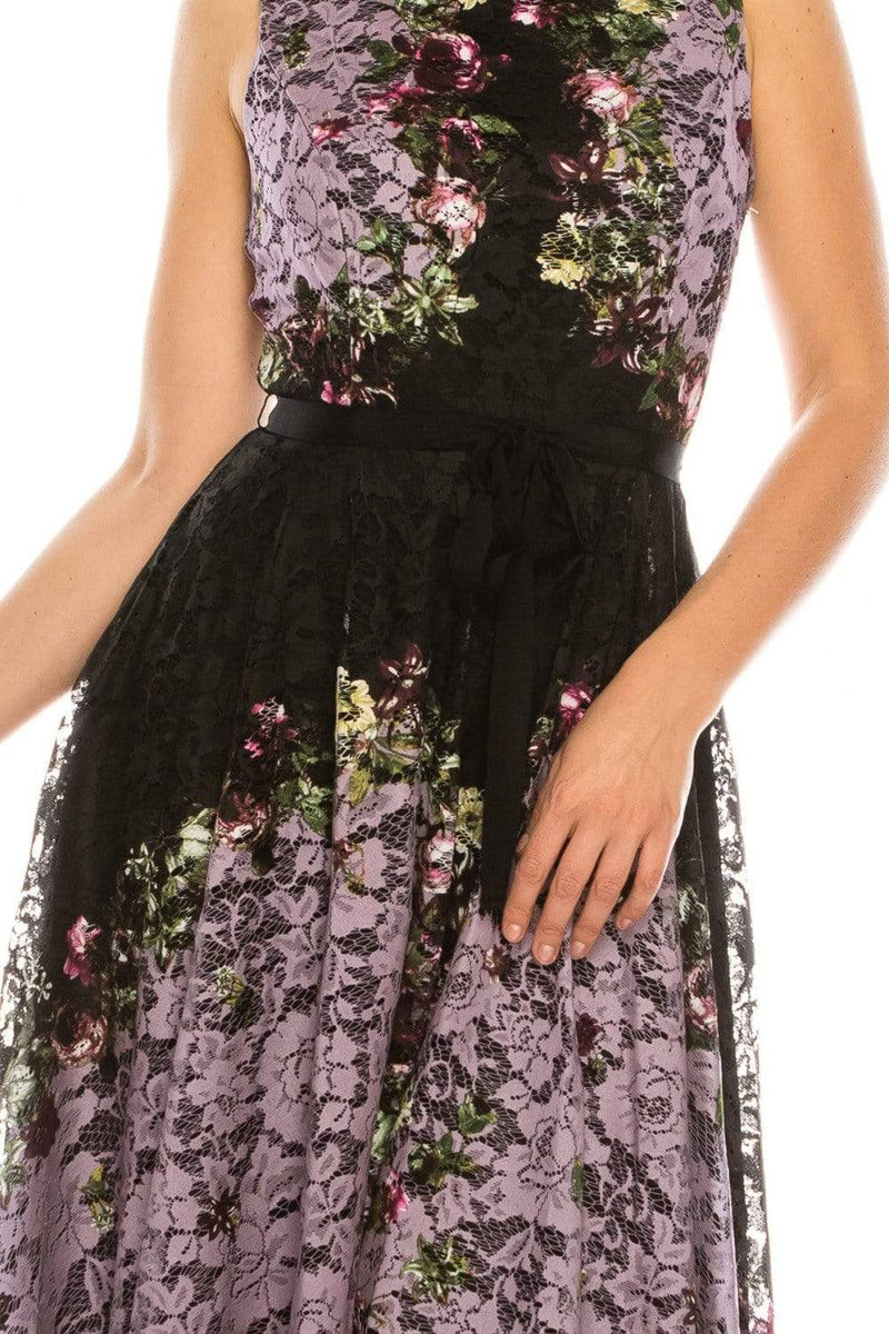 Gabby skye floral 2024 fit and flare dress