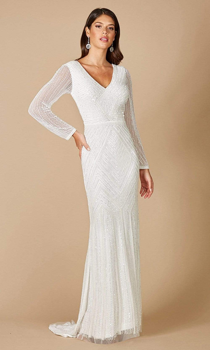 Embellished Column Gown - 100% Exclusive