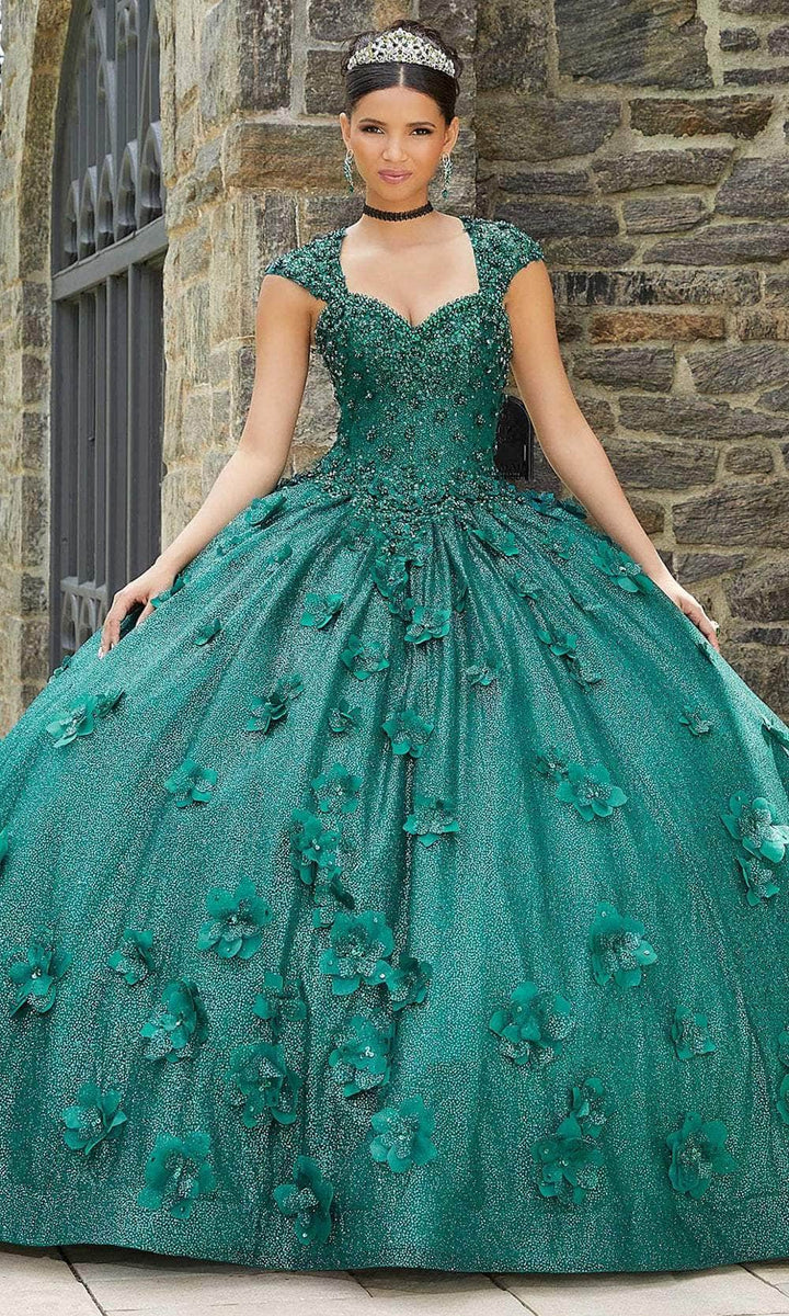 Mori lee discount emerald green dress