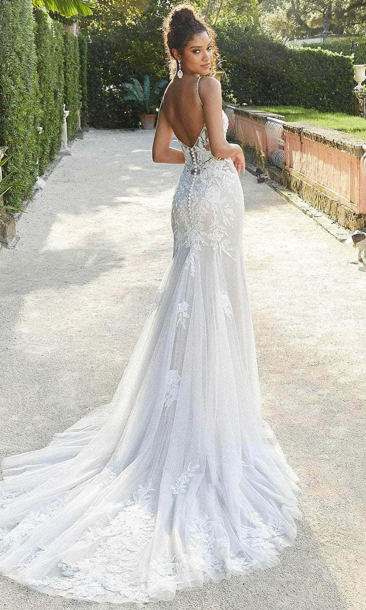 Mori Lee Bridal 2467 - Sleeveless V-Neck Wedding Dress – Couture Candy