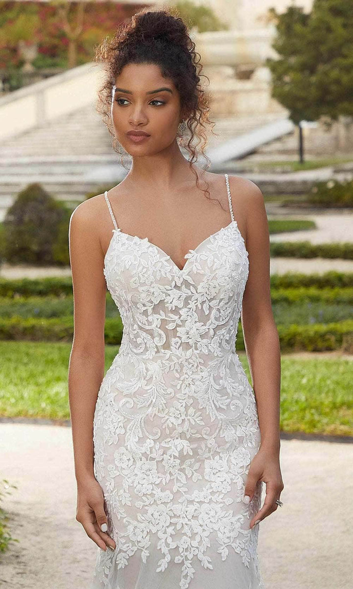 Sweetheart trumpet wedding clearance dress