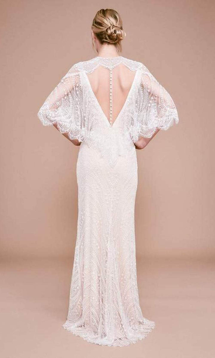 Tadashi Shoji - Atwood Lace Gown with Capelet BKV19771LBR