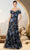 Janique 12621 - Off Shoulder Applique Evening Dress