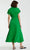 Mac Duggal 21000 - Collared Short Sleeve Tea-Length Dress
