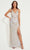 Primavera Couture 4299 - Scallop V-Neck Prom Dress