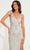Primavera Couture 4299 - Scallop V-Neck Prom Dress