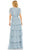 Ieena Duggal 49595 - Flutter Sleeve A-Line Dress