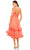 Ieena Duggal 49635 - V-Neck Ruched Dress