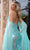 Rachel Allan 50318 - Sequin Embellished Cape Accented Prom Gown