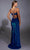 Alyce Paris 61880 - Linear Beaded Sheath Evening Gown