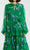 Mac Duggal 68760 - Bishop Sleeve High Neck Knee-Length Dress