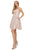 Cinderella Couture 8011J - Sleeveless Sweetheart Neck Cocktail Dress In Pink