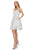 Cinderella Couture 8011J - Sleeveless Sweetheart Neck Cocktail Dress In Silver