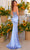 Clarisse 811134 - Deep V-Neck Fitted Prom Dress