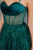 Cinderella Couture 8126J - Sweetheart Neck A-Line Cocktail Dress In Green