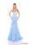 Amarra 88378 - Sleeveless Sequin Trumpet Gown In Blue