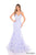 Amarra 88378 - Sleeveless Sequin Trumpet Gown In Purple