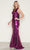 Poly USA 9542 - Halter Ruched Bodice Prom Dress