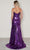 Poly USA 9682 - Ruffled Strapless Corset Prom Gown