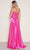 Poly USA 9702 - Sweetheart Pleated Waist Prom Dress