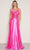 Poly USA 9702 - Sweetheart Pleated Waist Prom Dress