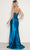 Poly USA 9710 - Rhinestone Embellished Corset Prom Gown