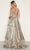 Poly USA 9718 - Ruched Sheer Corset Prom Gown