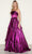 Poly USA 9718 - Ruched Sheer Corset Prom Gown