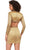 Ashley Lauren 4583 - Long Sleeve Cutout Cocktail Dress Special Occasion Dress