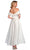 Dave & Johnny Bridal 11370 - Tea Length A-Line Bridal Dress