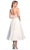 Dave & Johnny Bridal 12005 - Tea Length Sweetheart Bridal Dress