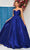 J'Adore Dresses J25014 - Surplice V-Neck Taffeta Evening Dress