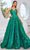 J'Adore Dresses J25021 - Plunging Neckline Sequin Evening Dress