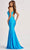 Colette By Daphne LC9009 - Spaghetti Strap Beaded Mermaid Gown