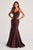 Colette By Daphne LC9011 - Embellished Mermaid Gown with Corset Bodice In Brown