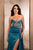 May Queen MQ2110 - Crystal Bead Sweetheart Evening Dress In Blue