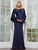 Marsoni by Colors MV1348 - Crystal and Beaded Embellished Evening Gown In Blue