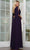 Marsoni by Colors MV1349 - Cape Sleeve Ruched Bodice Formal Gown