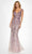 Montage by Mon Cheri M522 - Cap Sleeve V-Neck Evening Gown