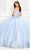 Princesa by Ariana Vara PR22032 - Lace Applique Embellished Ball Gown