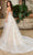 Rachel Allan RB4185 - Floral Embroidered Plunging Bridal Gown