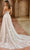 Rachel Allan RB5068 - Floral Appliqued Scoop Bridal Gown