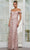 Rina Di Montella RD3144 - Scalloped Peplum Off Shoulder Formal Gown