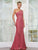 Rina Di Montella RD3240 - One-Shoulder Fitted Bodice Prom Gown In Pink