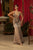 May Queen RQ8149 - Elegant Rhinestone Sheer Corset Prom Gown In Gray