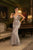 May Queen RQ8149 - Elegant Rhinestone Sheer Corset Prom Gown In Silver