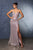 May Queen RQ8163 - Elegant Strapless Rhinestone-Embellished Prom Gown In Purple